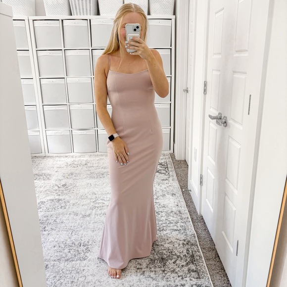 katie may Spaghetti Strap Gown Maxi Dress - Picture 2 of 11